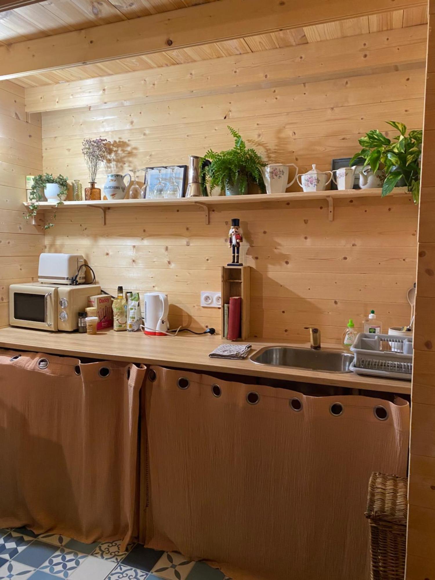 Maison En Bois 1 Chambre 4 Couchages Type Tiny House Granville Kültér fotó