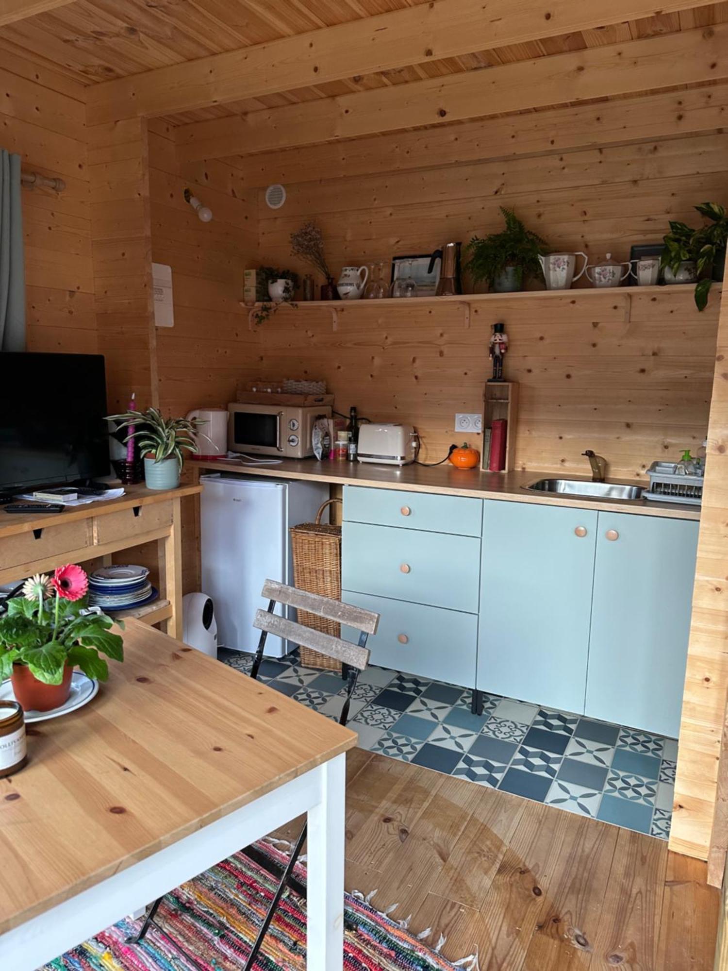 Maison En Bois 1 Chambre 4 Couchages Type Tiny House Granville Kültér fotó